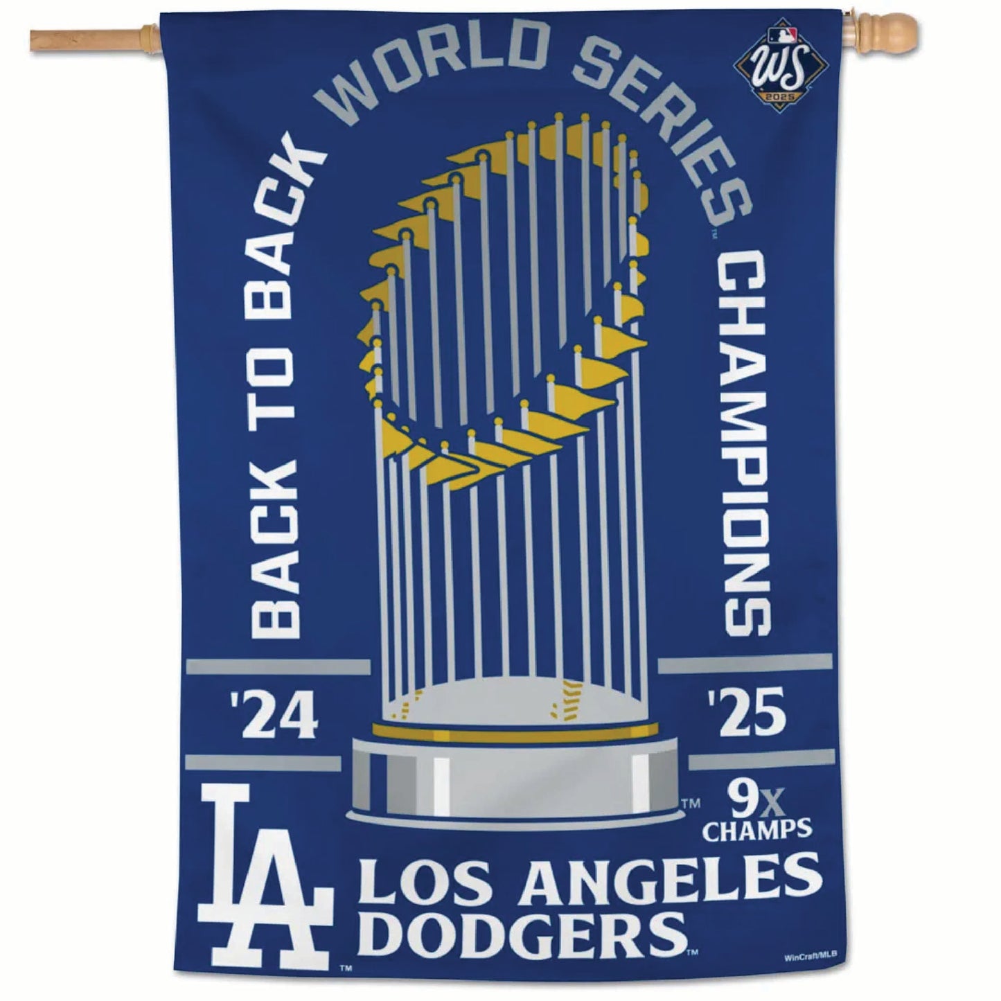 World Series Champions Vertical Flag 28" x 40" - TFC