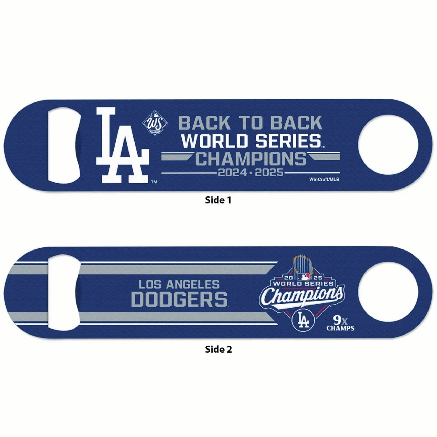 World Series Champions Metal Bottle Opener 2 Sided - TFC