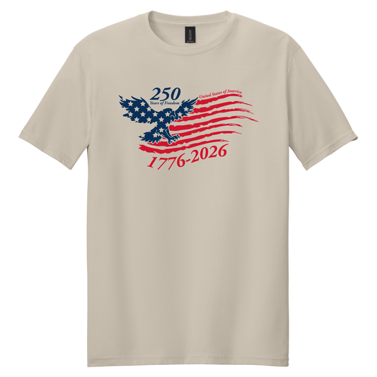 Scratched Eagle Flag Shirt - TFC