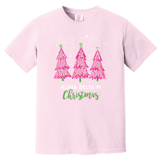 Christmas Tree Short Sleeve Tee, Comfort Colors