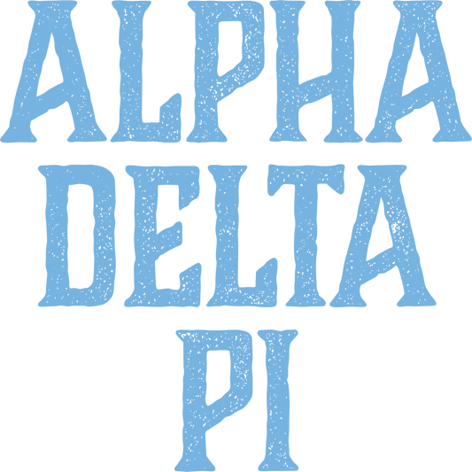 Alpha Delta Pi, Full Name with Texture - Sorority