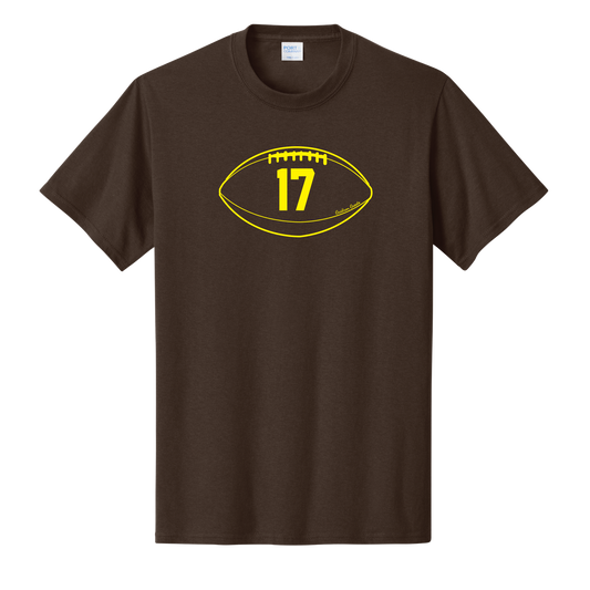 Gridiron Greats T-Shirt, Gold Print - TFC