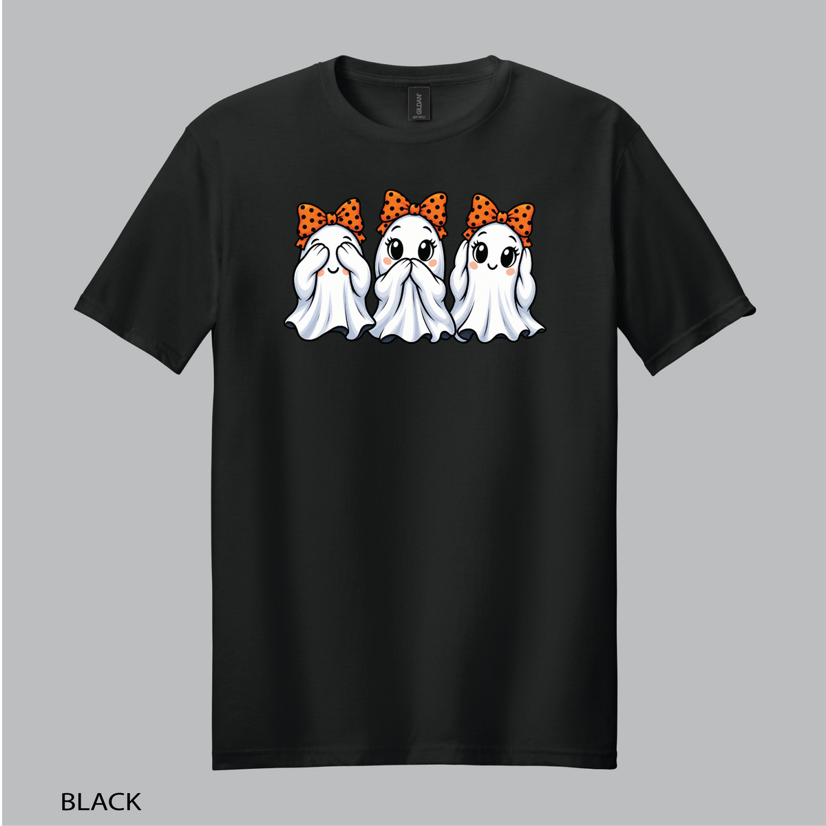 Ghost Trio with Bows Tee