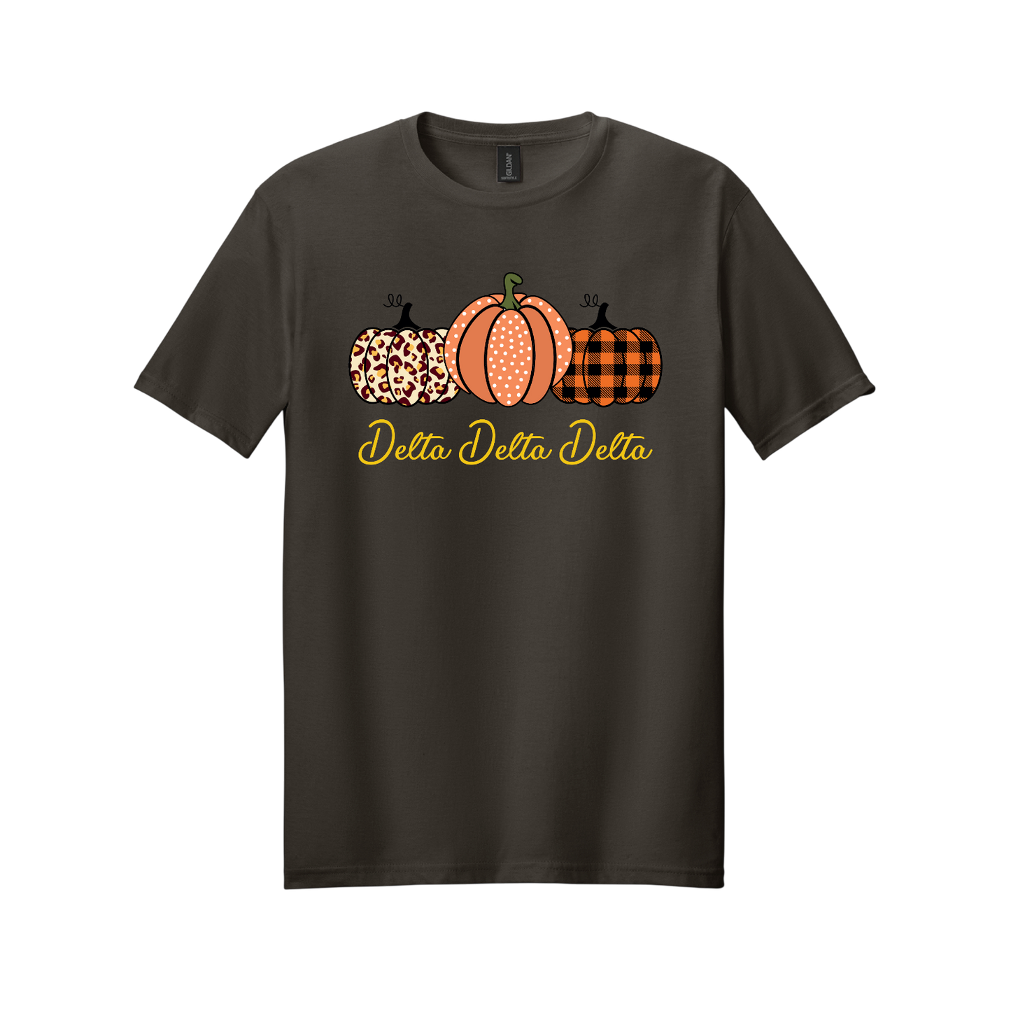 Delta Delta Delta, Pumpkin and Full Name - Sorority