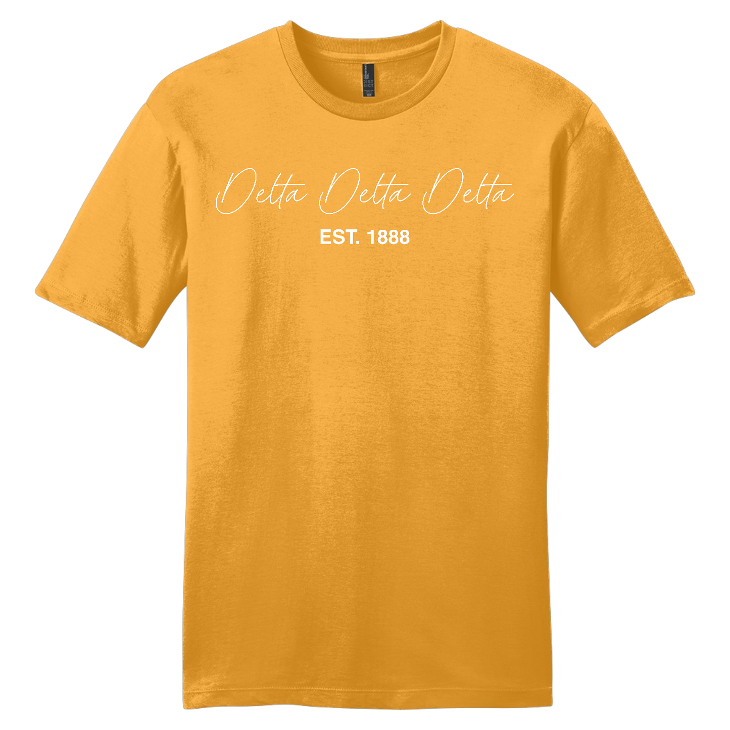 Delta Delta Delta, Script Est. Tee - Sorority