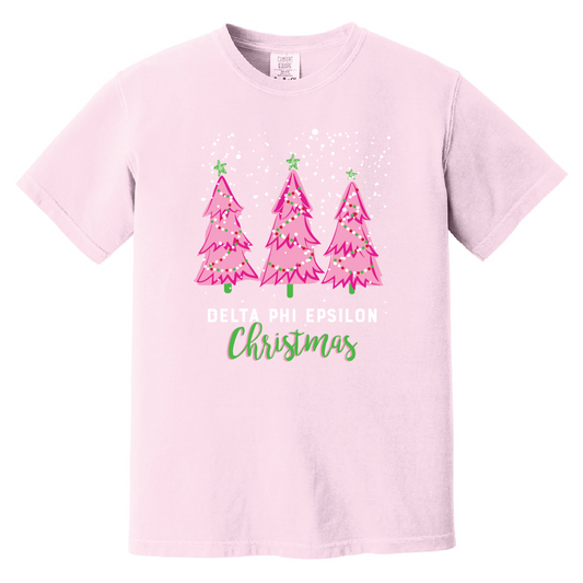 Christmas Tree Short Sleeve Tee, Comfort Colors