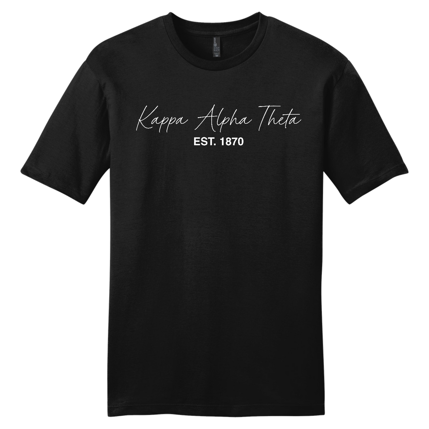 Kappa Alpha Theta, Script Est. Tee - Sorority