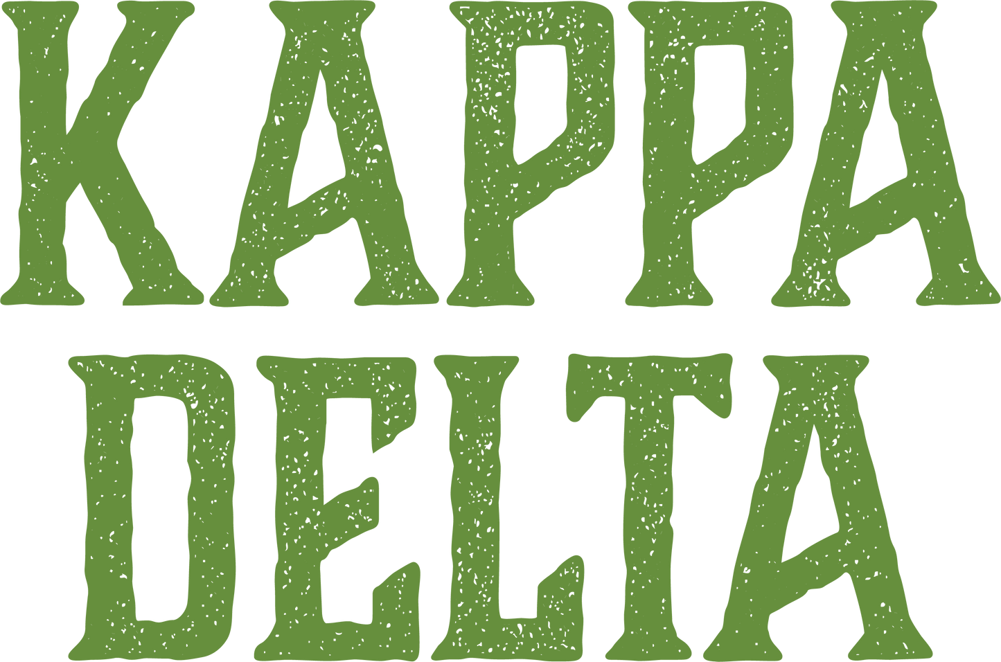 Kappa Delta, Full Name with Texture - Sorority