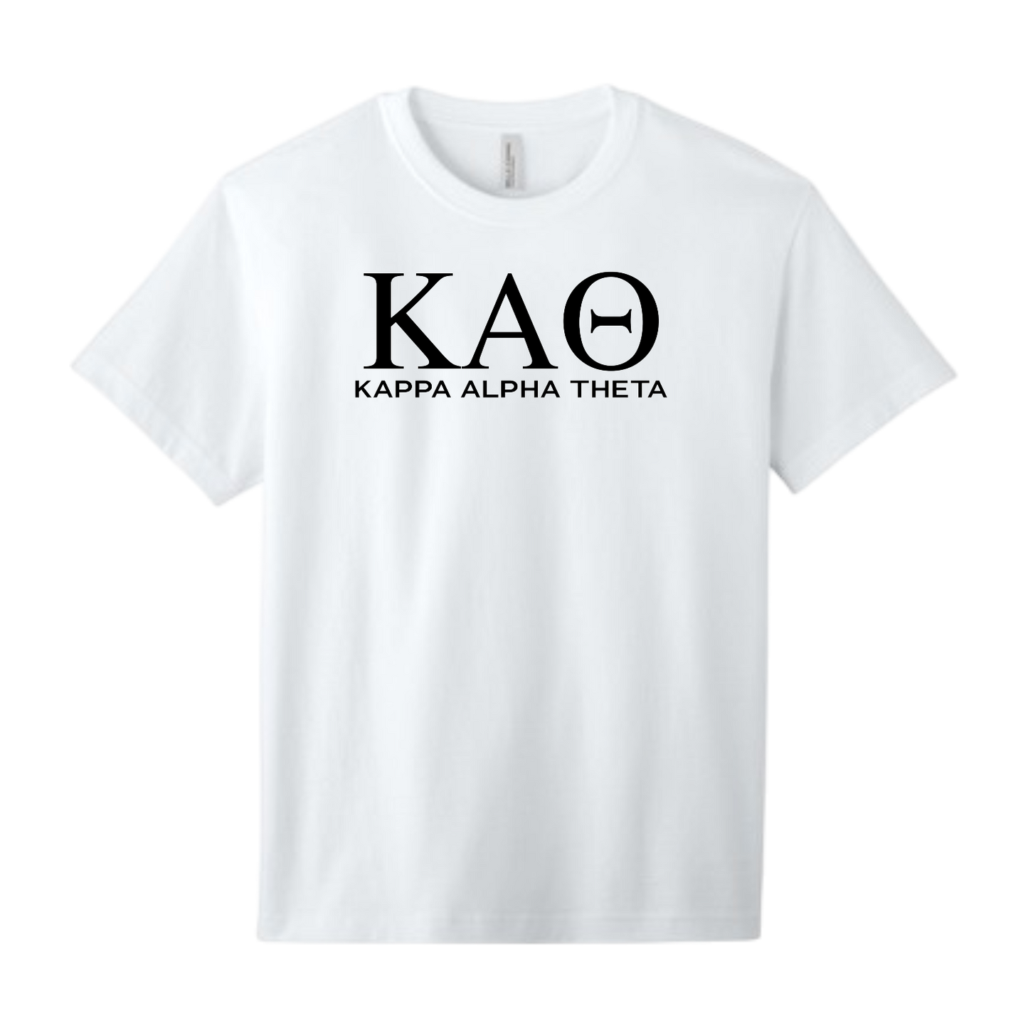 Kappa Alpha Theta, Greek Letters Tee - Sorority