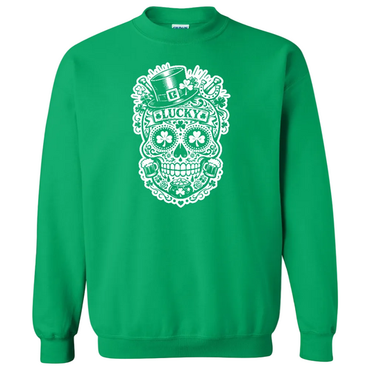 St Patrick Sugar Skull