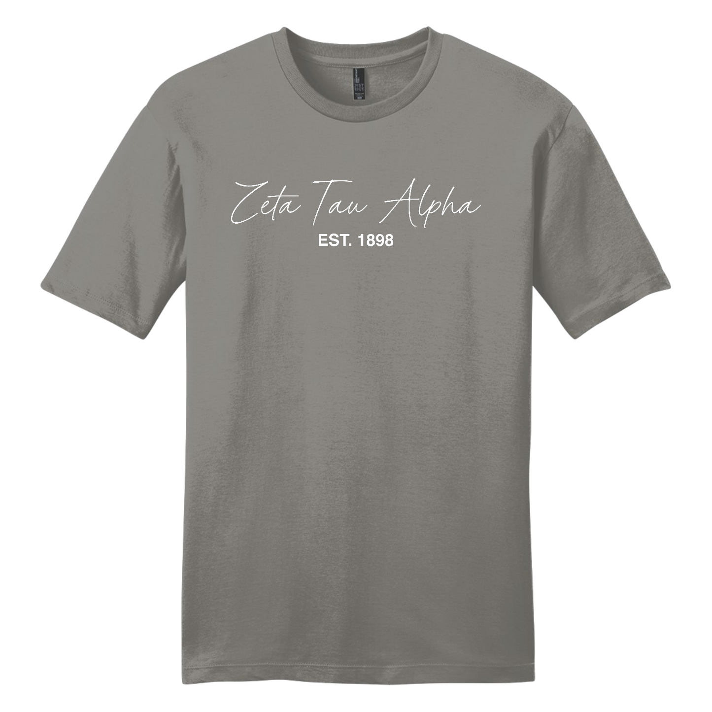 Zeta Tau Alpha, Script Est. Tee - Sorority