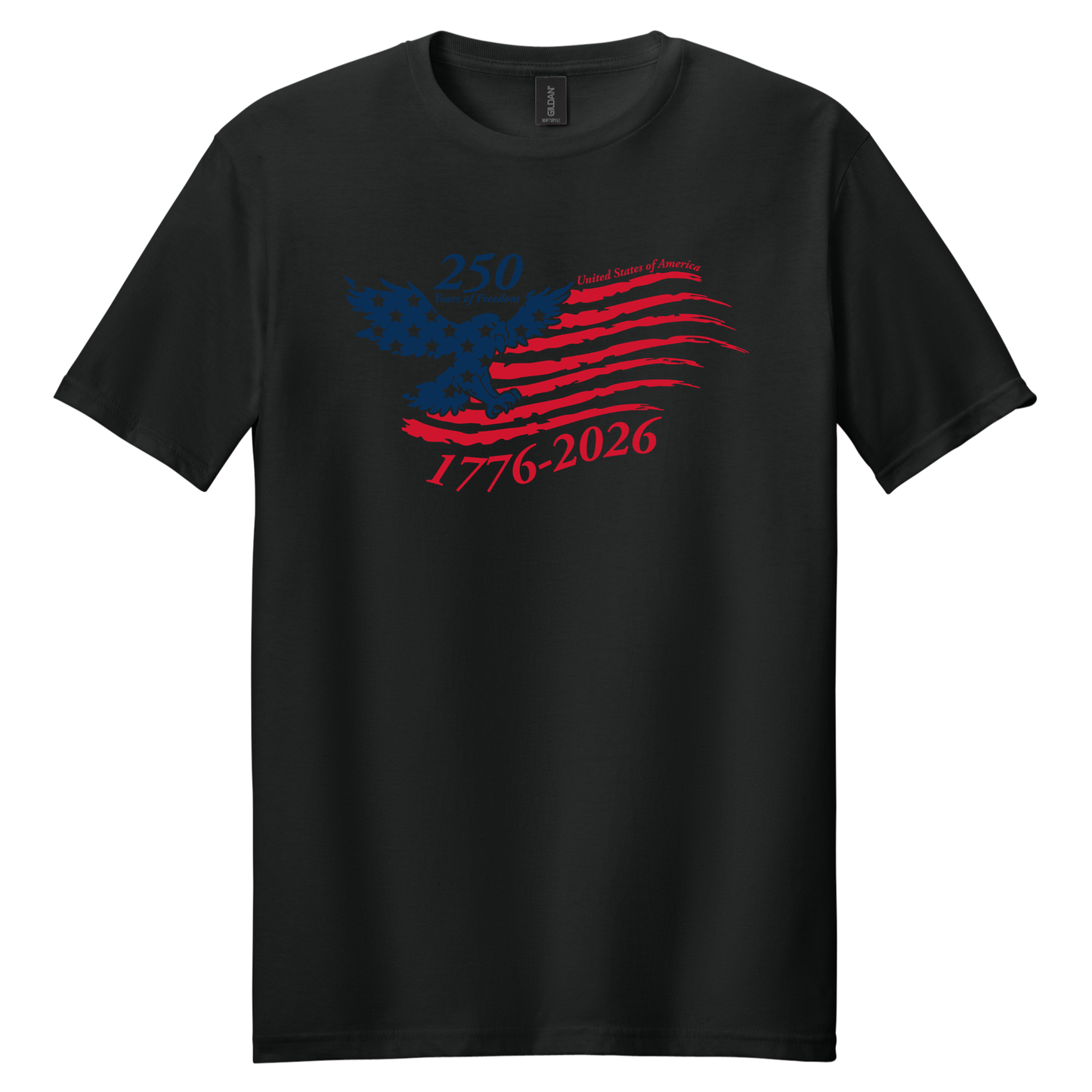 Scratched Eagle Flag Shirt - TFC