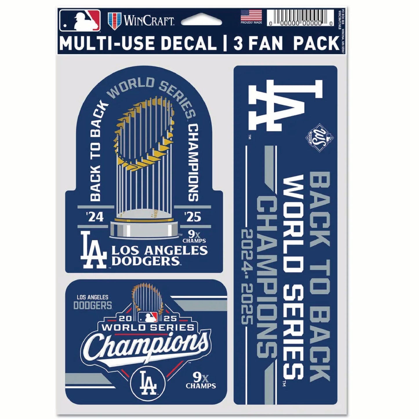 World Series Champions Multi Use 3 Fan Pack - TFC