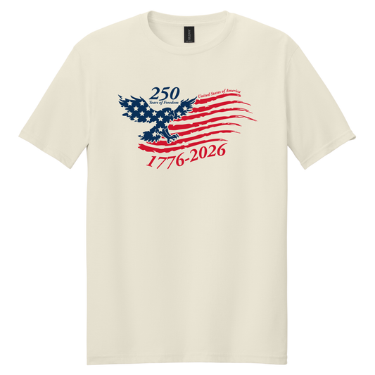 Scratched Eagle Flag Shirt - TFC