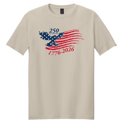 Scratched Eagle Flag Shirt - TFC