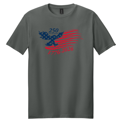 Scratched Eagle Flag Shirt - TFC