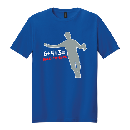 "6+4+3" LA Baseball Tee - TFC