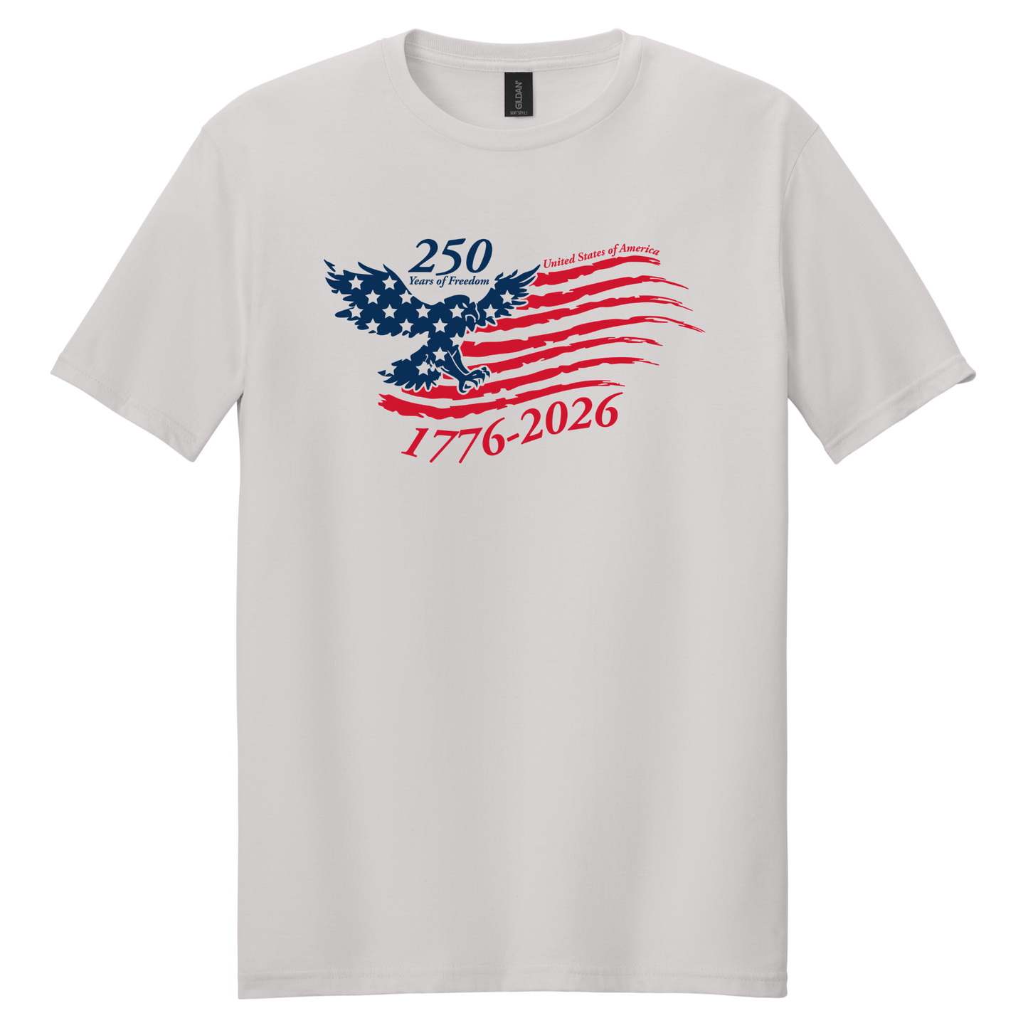 Scratched Eagle Flag Shirt - TFC