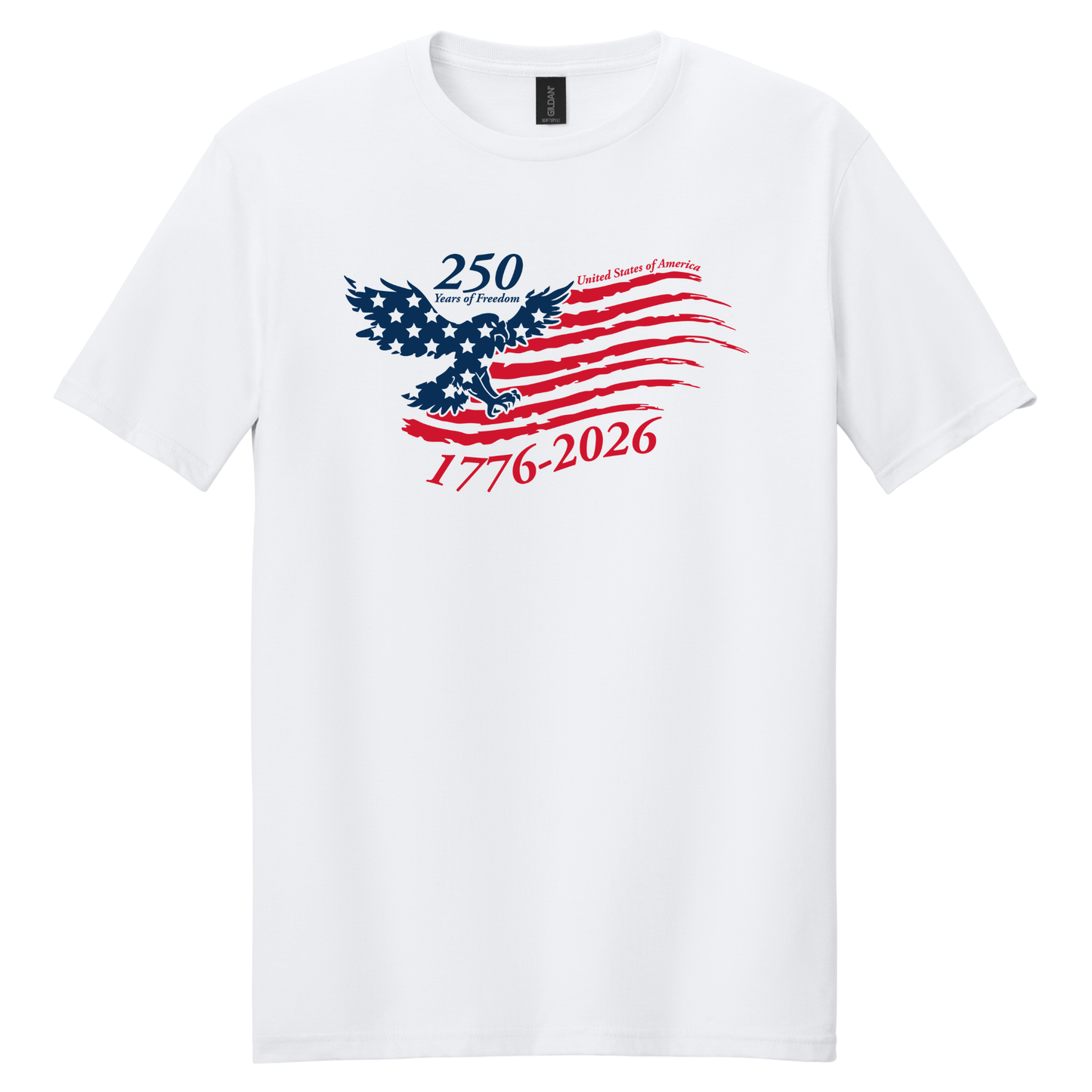 Scratched Eagle Flag Shirt - TFC