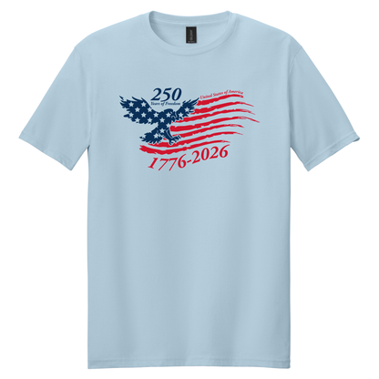 Scratched Eagle Flag Shirt - TFC