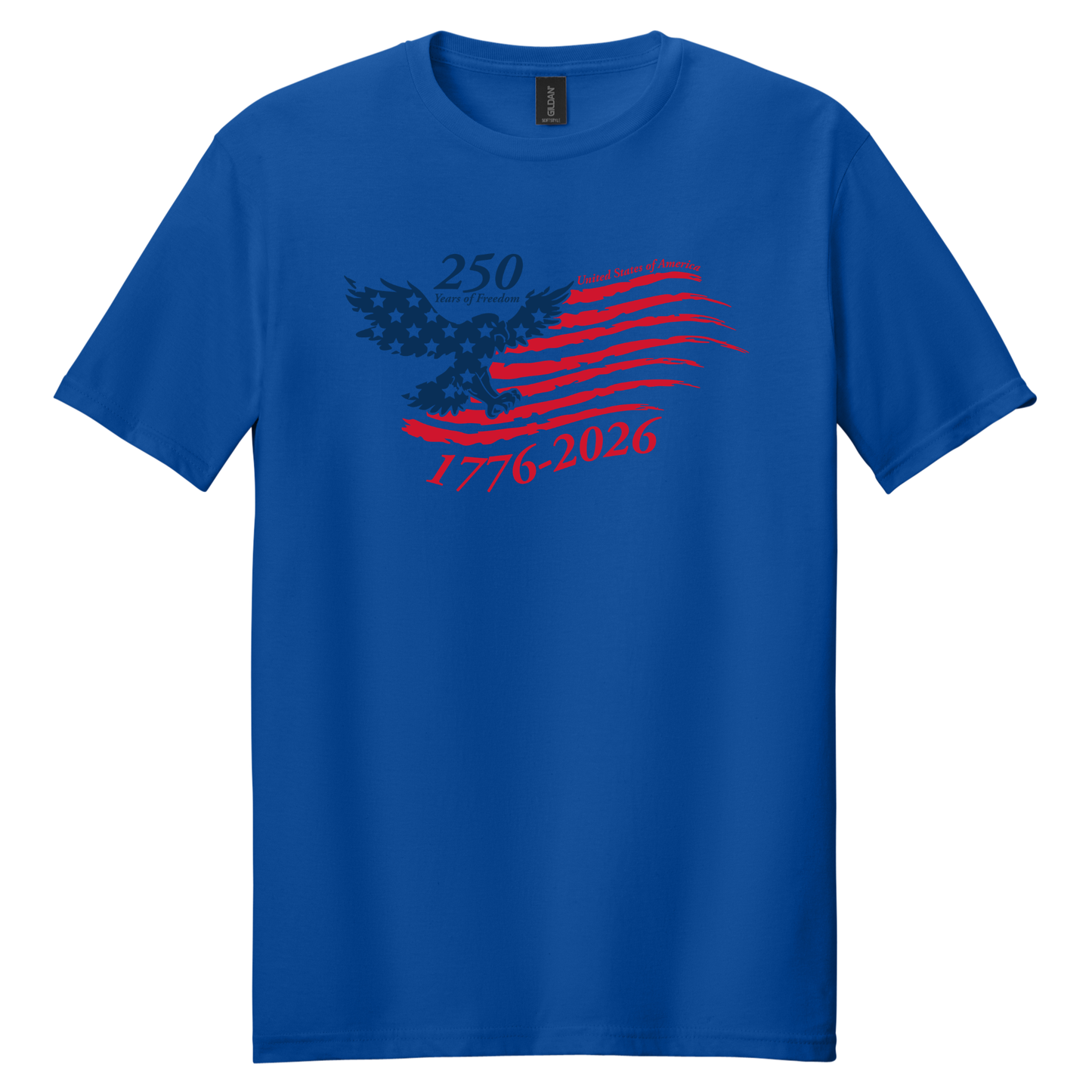 Scratched Eagle Flag Shirt - TFC