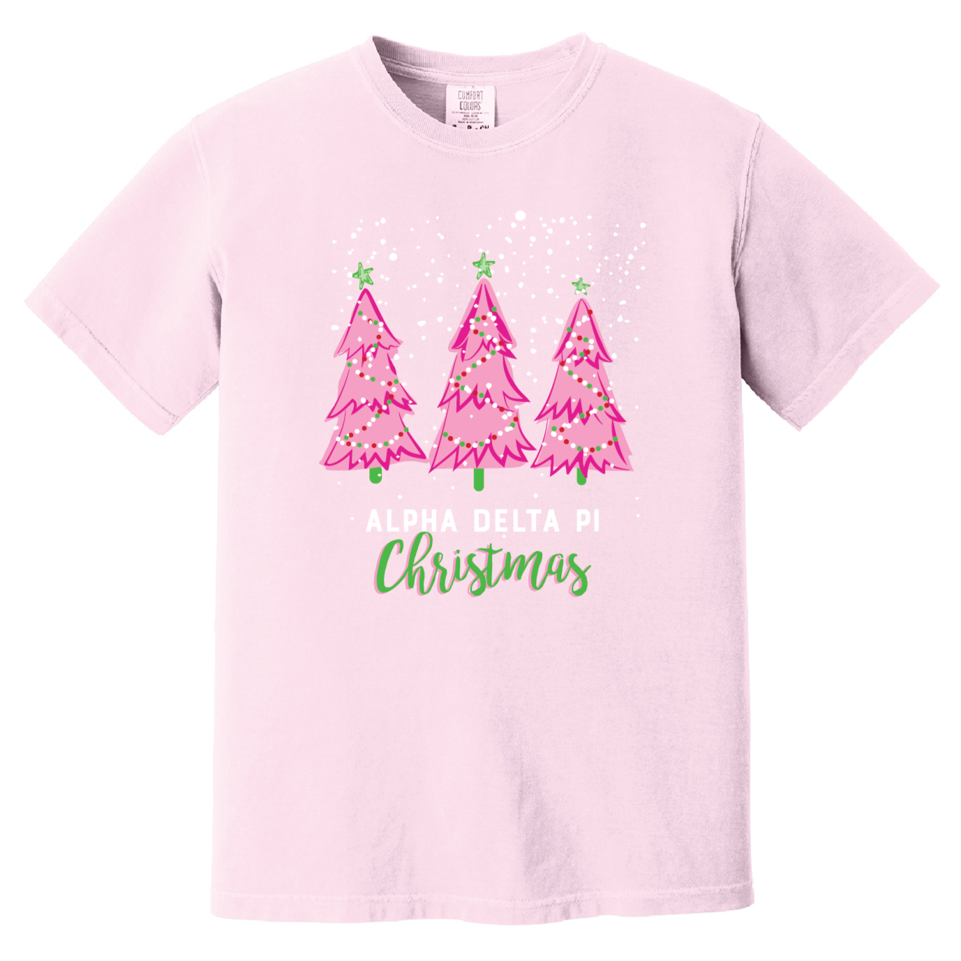 Christmas Tree Short Sleeve Tee, Comfort Colors