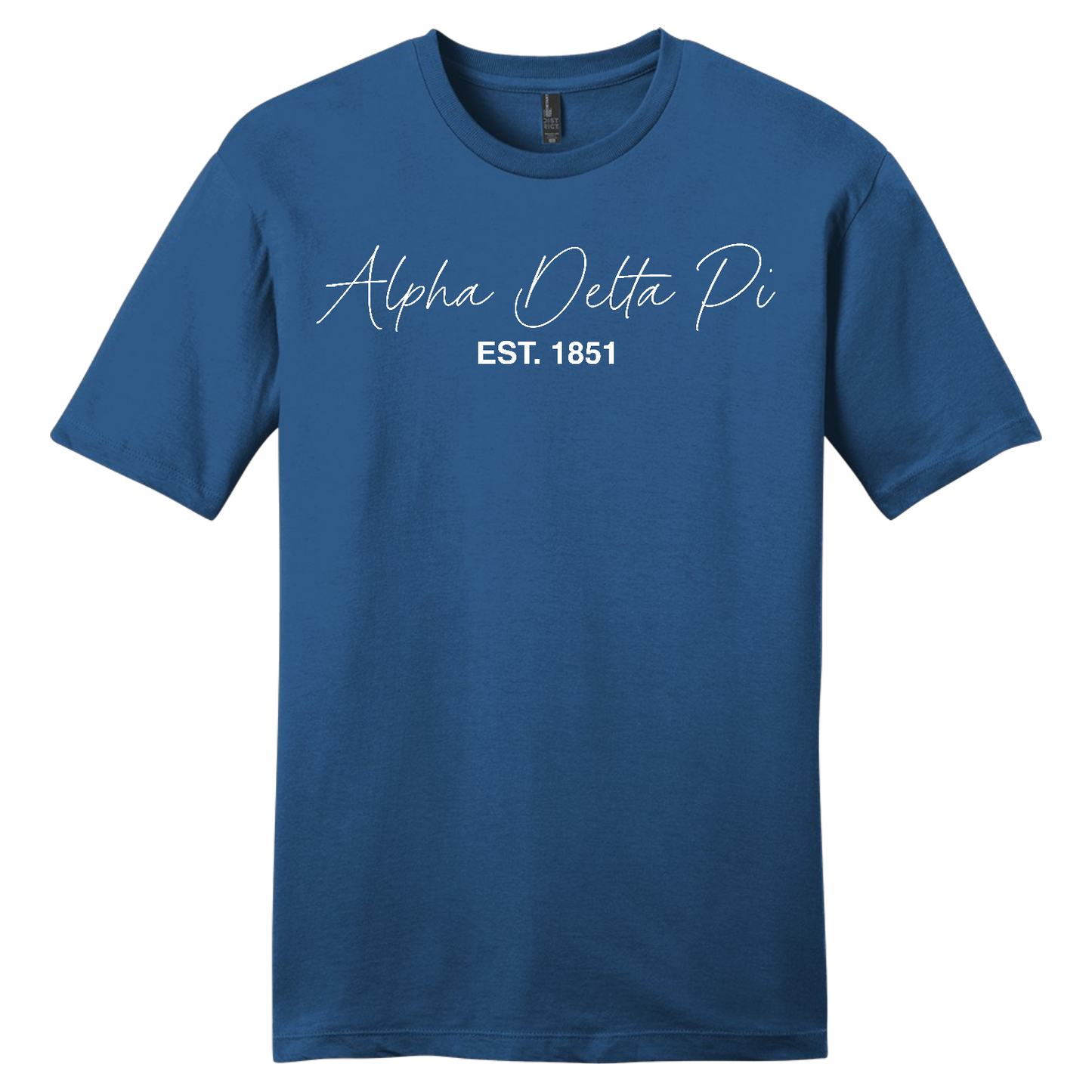 Alpha Delta Pi, Script Est. Tee - Sorority