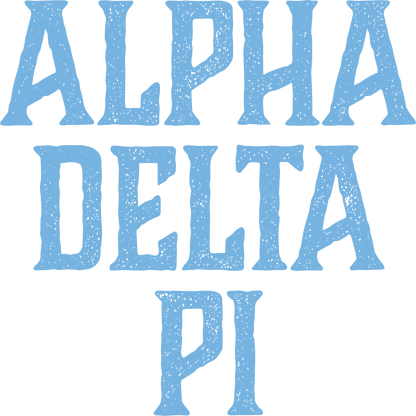 Alpha Delta Pi, Full Name with Texture - Sorority