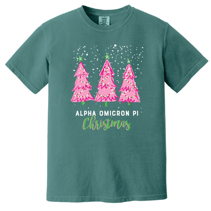 Christmas Tree Short Sleeve Tee, Comfort Colors