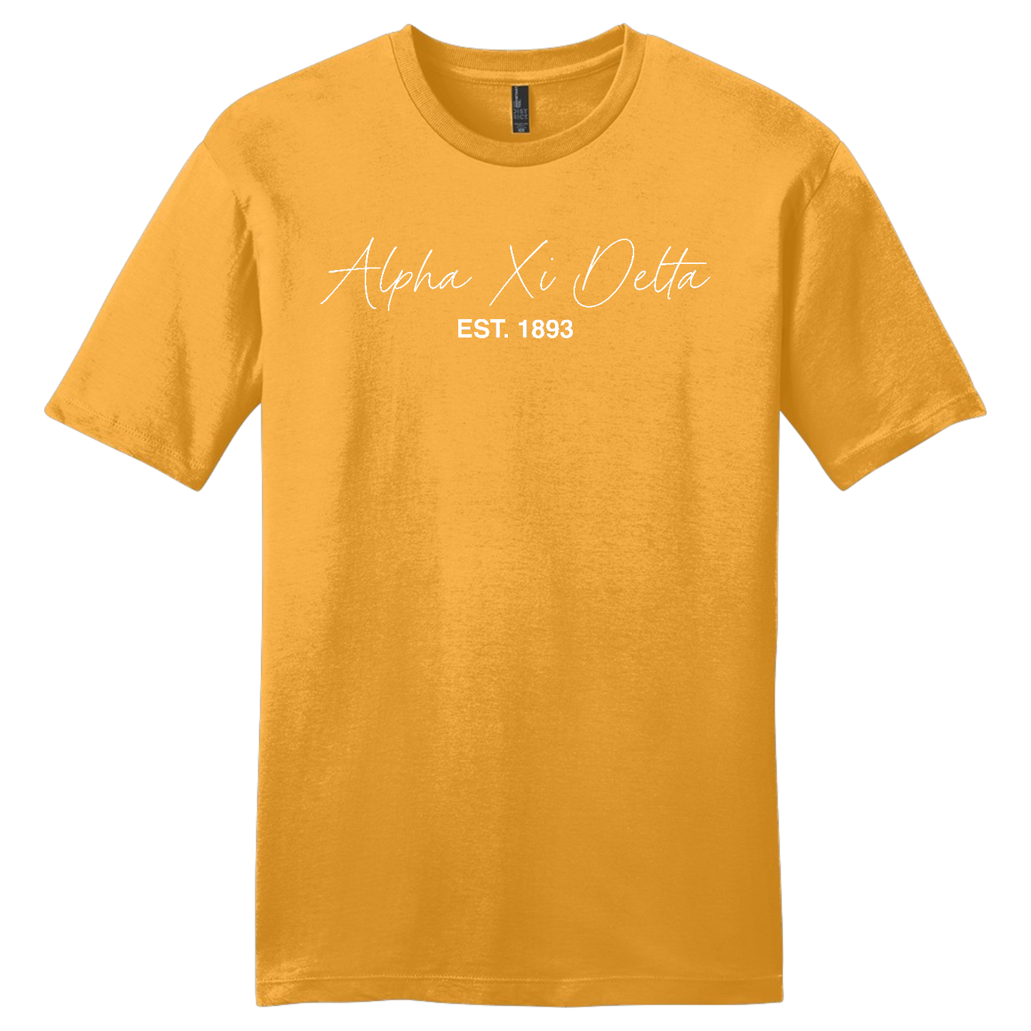 Alpha Xi Delta, Script Est. Tee - Sorority