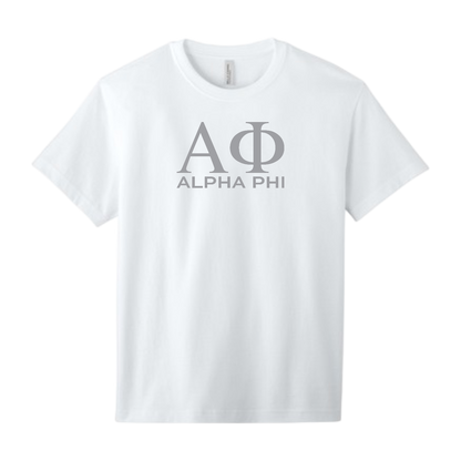Alpha Phi, Greek Letters Tee - Sorority