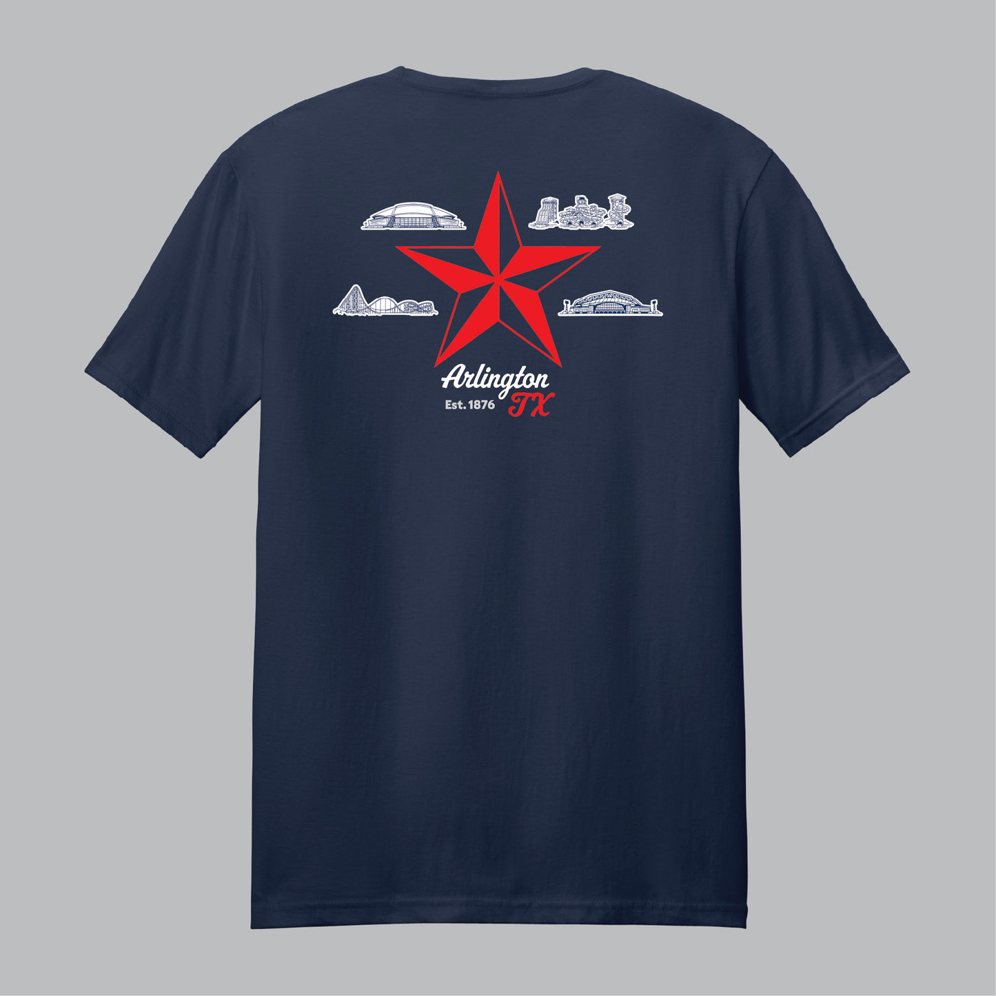 Landmarks of Arlington, TX Shirt + Local Coupon Book