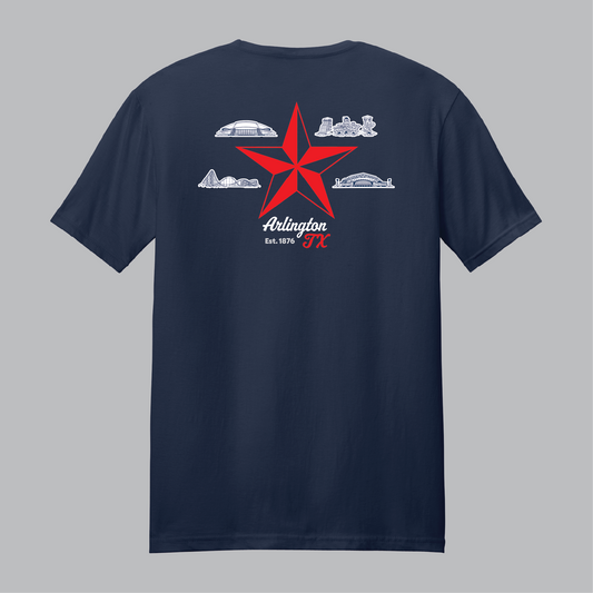 Landmarks of Arlington, TX Shirt + Local Coupon Book