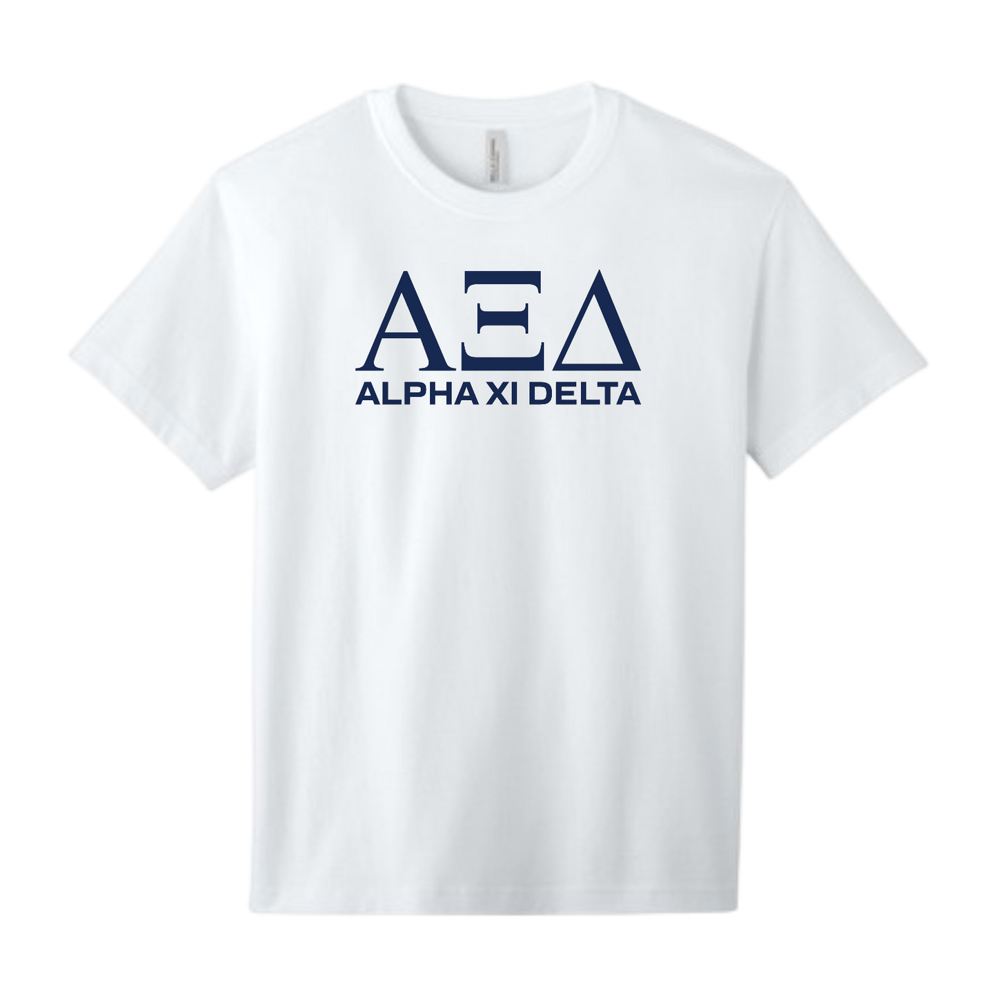Alpha Xi Delta, Greek Letters Tee - Sorority