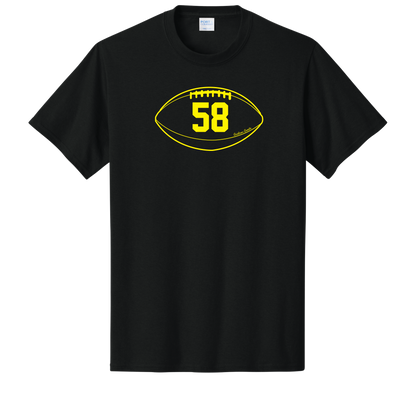 Gridiron Greats T-Shirt, Gold Print - TFC