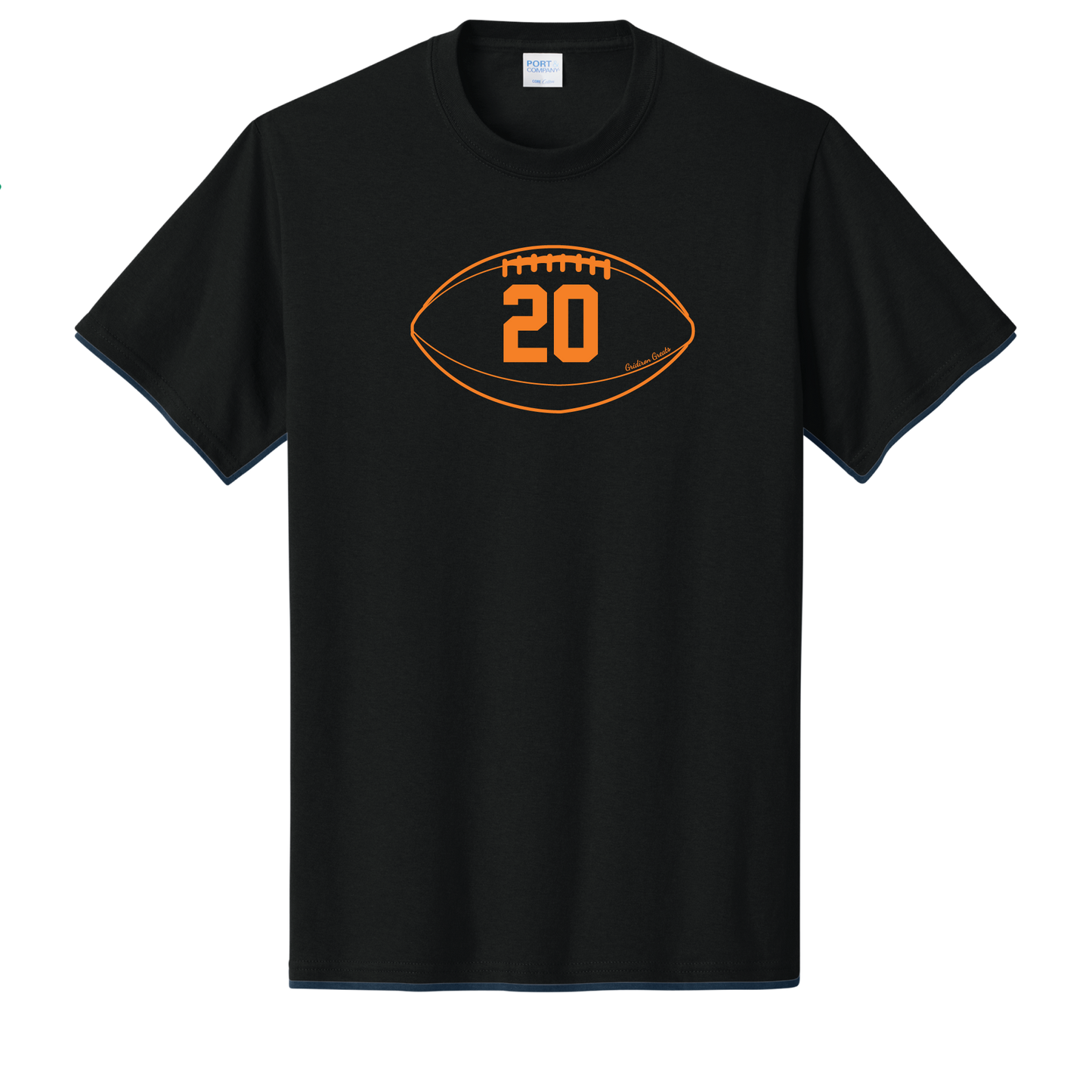 Gridiron Greats T-Shirt, Orange Print - TFC