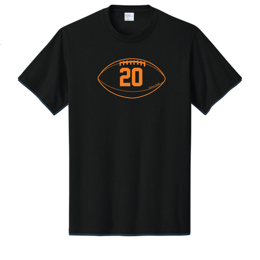 Gridiron Greats T-Shirt, Orange Print - TFC