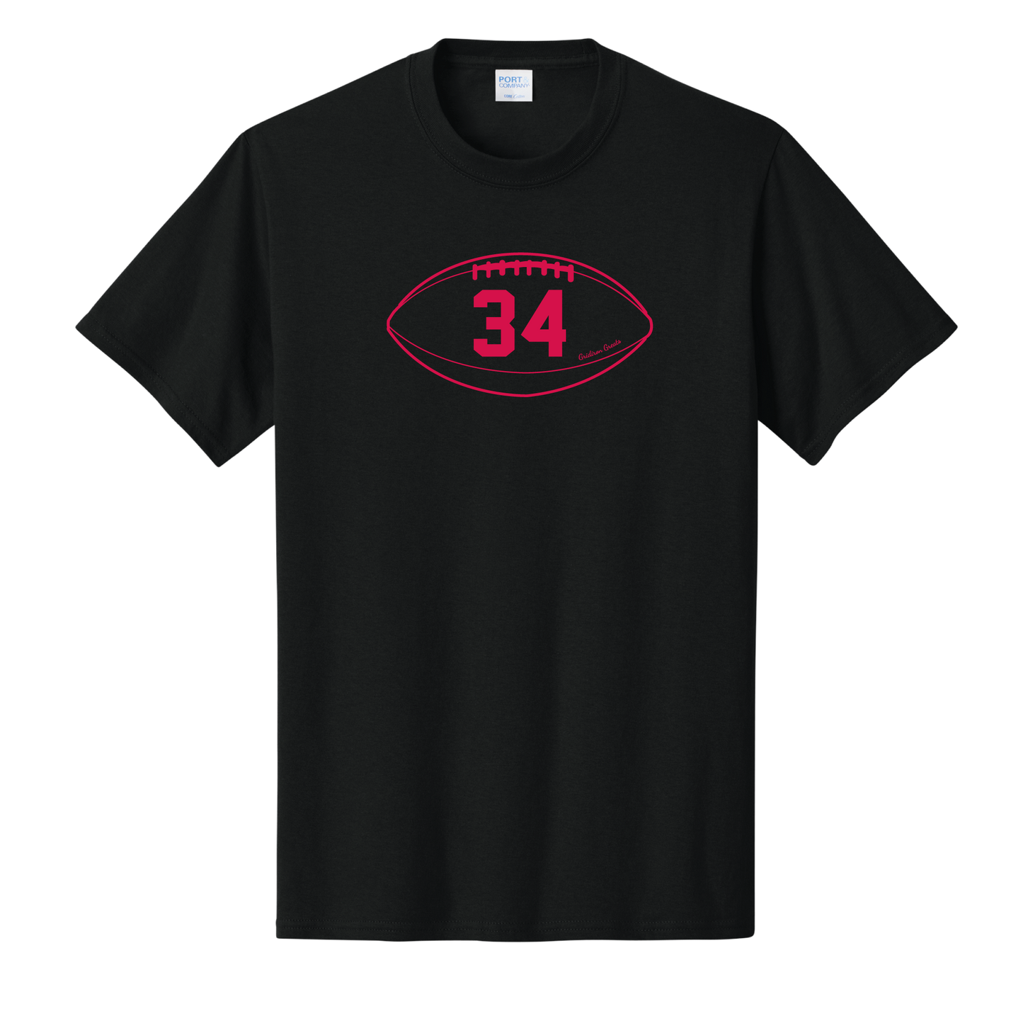 Gridiron Greats T-Shirt, Red Print - TFC