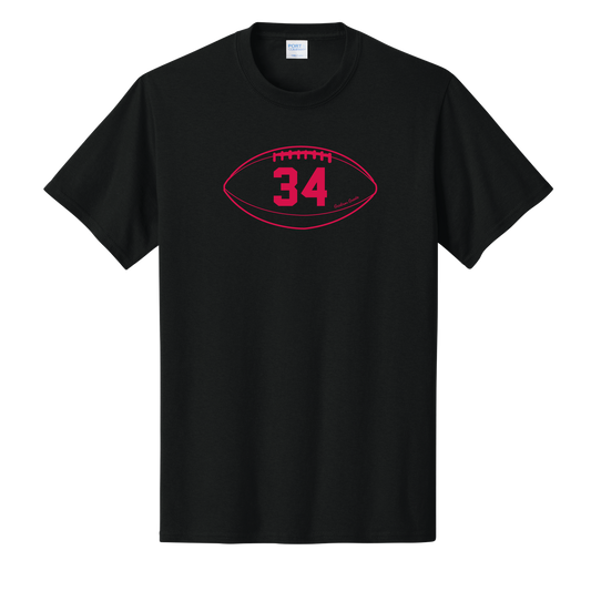 Gridiron Greats T-Shirt, Red Print - TFC
