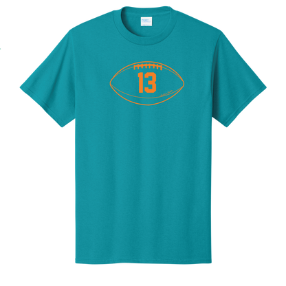 Gridiron Greats T-Shirt, Orange Print - TFC