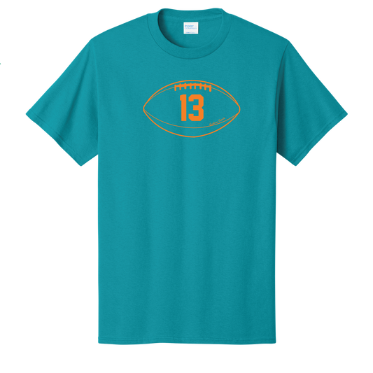 Gridiron Greats T-Shirt, Orange Print - TFC