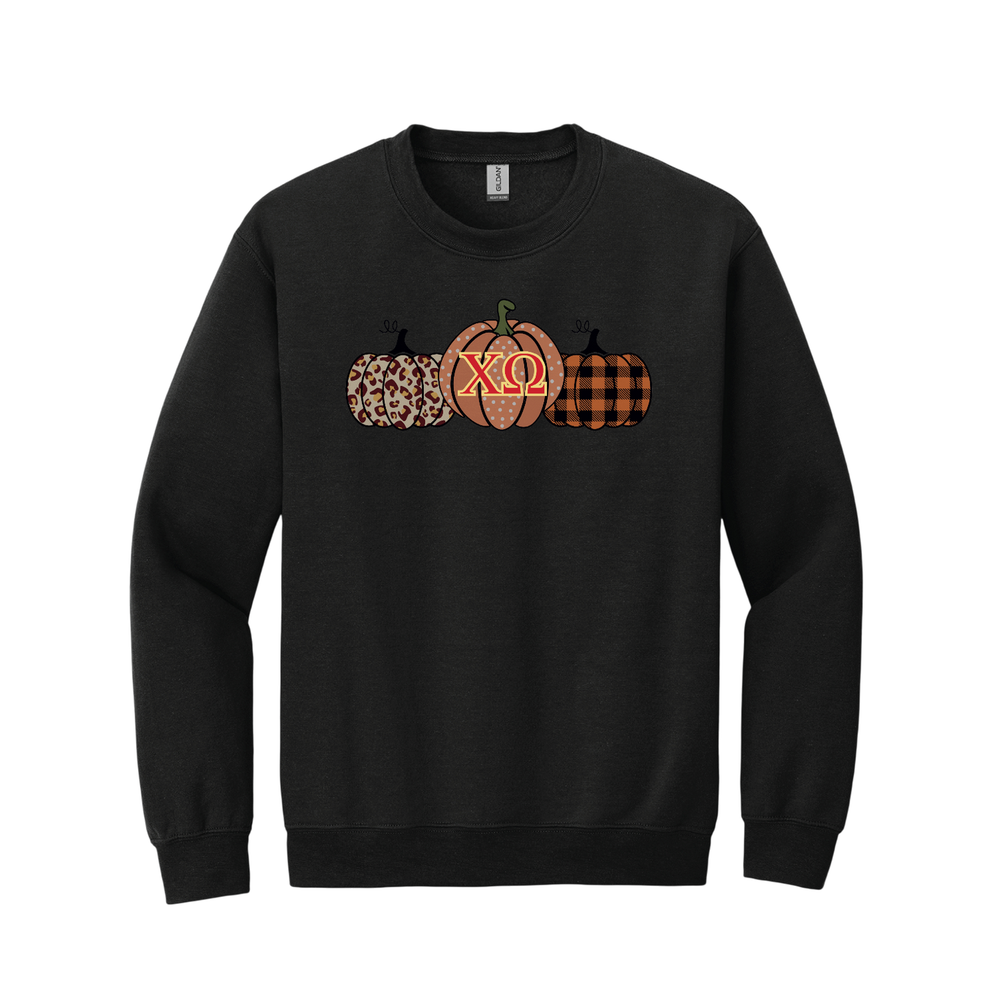 Chi Omega, Pumpkin and Greek Letters - Sorority