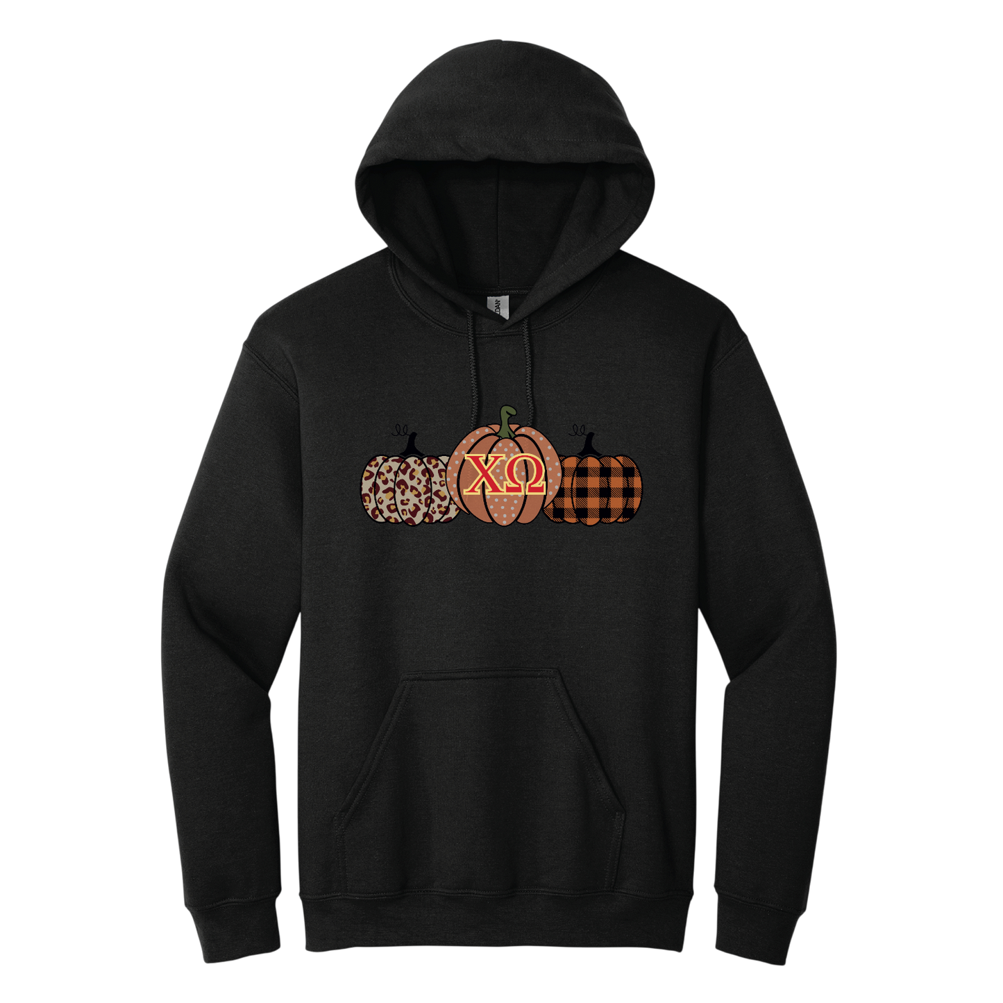 Chi Omega, Pumpkin and Greek Letters - Sorority