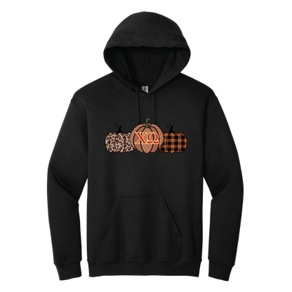 Chi Omega, Pumpkin and Greek Letters - Sorority