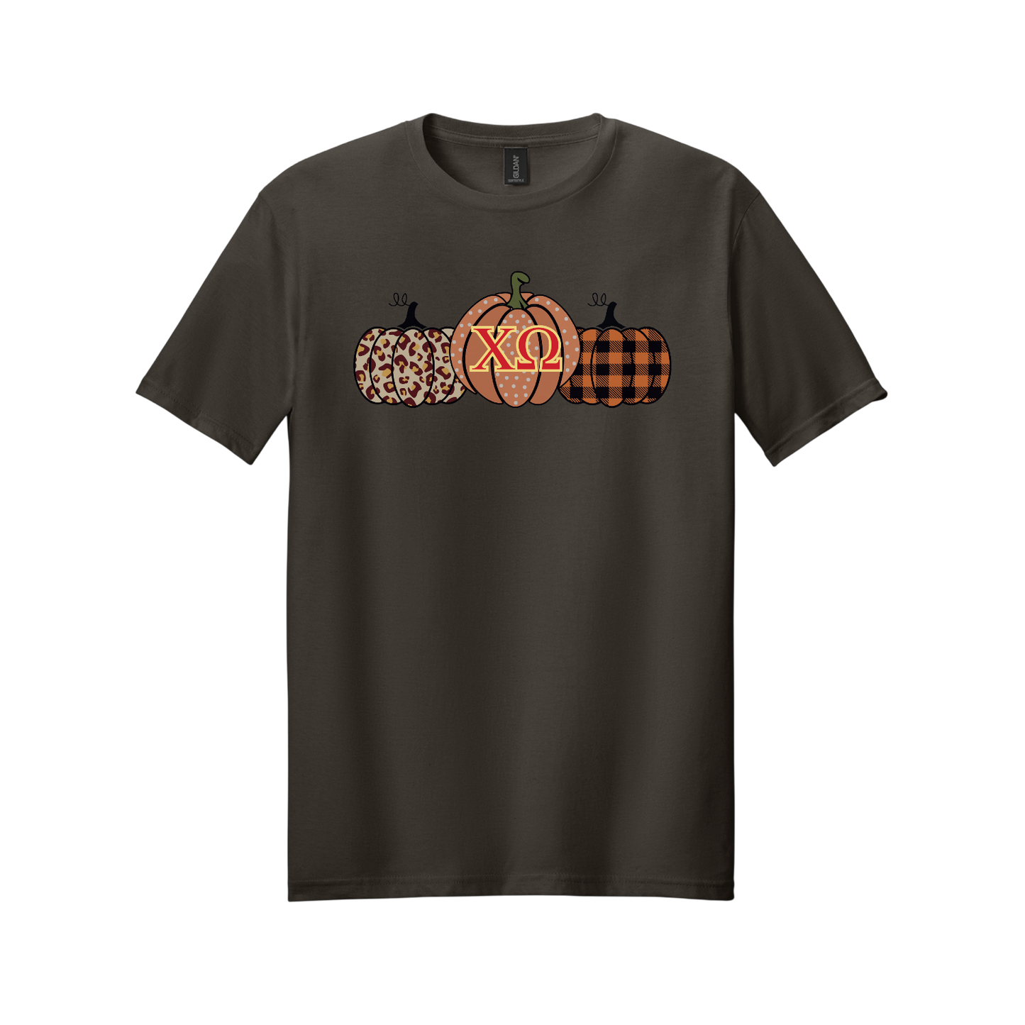 Chi Omega, Pumpkin and Greek Letters - Sorority