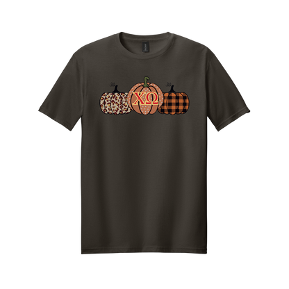 Chi Omega, Pumpkin and Greek Letters - Sorority