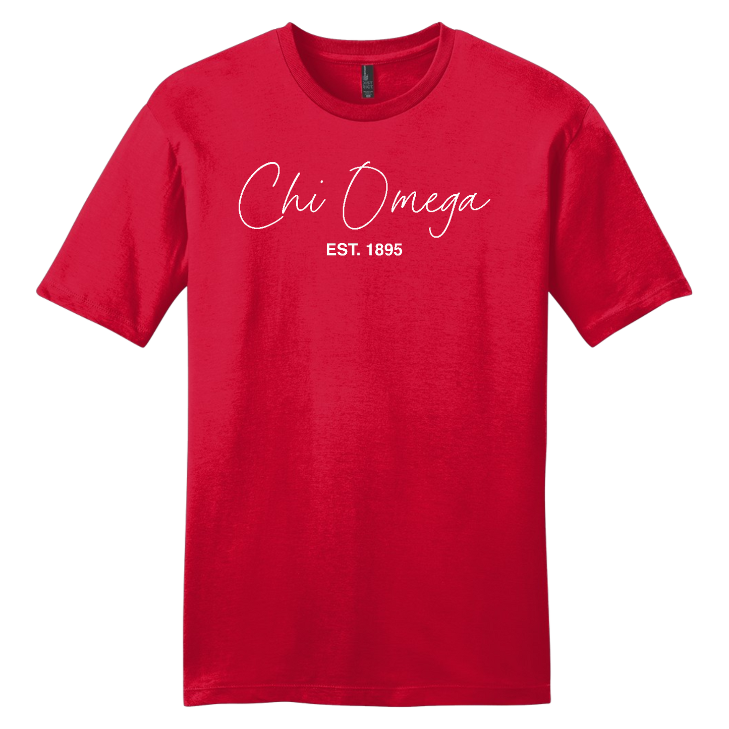Chi Omega, Script Est. Tee - Sorority