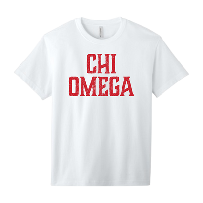 Chi Omega, Full Name with Texture - Sorority