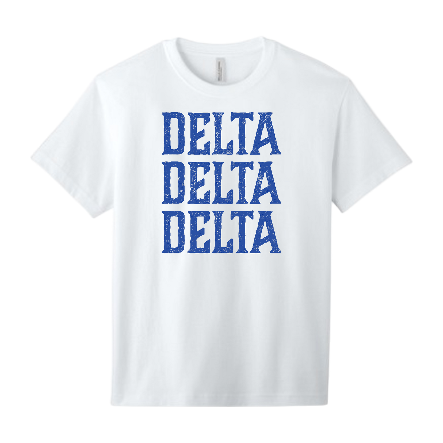 Delta Delta Delta, Full Name with Texture - Sorority