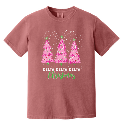 Christmas Tree Short Sleeve Tee, Comfort Colors